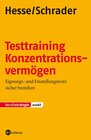 Buchcover Testtraining Konzentrationsvermögen