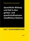 Buchcover Sprachliche Bildung und Deutsch als Zweitsprache / narr studienbücher