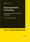 Buchcover Korpusgestützte Textanalyse / narr studienbücher