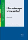 Buchcover Übersetzungswissenschaft