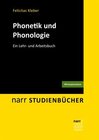 Buchcover Phonetik und Phonologie: Ein Lehr- und Arbeitsbuch (narr STUDIENBÜCHER)
