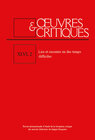 Buchcover OEUVRES & CRITIQUES, XLVI, 2
