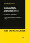 Buchcover Linguistische Diskursanalyse: Ein Lehr- und Arbeitsbuch (narr STUDIENBÜCHER)