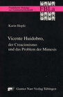 Buchcover Vicente Huidobro, der Creacionismo und das Problem der Mimesis