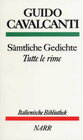 Buchcover Sämtliche Gedichte /Tutte le rime