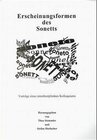 Buchcover Erscheinungsformen des Sonetts