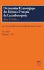 Buchcover Dictionnaire Étymologique des Éléments Francais du Luxembourgeois