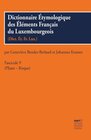 Buchcover Dictionnaire Étymologique des Éléments Francais du Luxembourgeois
