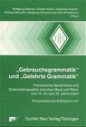 Buchcover 'Gebrauchsgrammatik' und 'Gelehrte Grammatik'