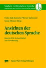 Buchcover Ansichten der deutschen Sprache
