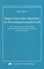 Buchcover Improvisierendes Sprechen im Fremdsprachenunterricht