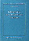 Buchcover Literarisches und interkulturelles Verstehen