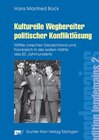 Buchcover Kulturelle Wegbereiter politischer Konfliktlösung