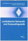 Buchcover Lexikalische Semantik und Korpuslinguistik