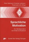 Buchcover Sprachliche Motivation