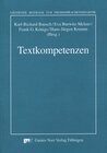 Buchcover Textkompetenzen