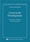 Buchcover Lesen in der Fremdsprache