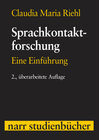 Buchcover Sprachkontaktforschung