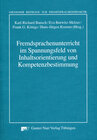 Buchcover Fremdsprachenunterricht im Spannungsfeld von Inhaltsorientierung und Kompetenzbestimmung