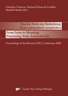 Buchcover Von der Form zur Bedeutung: Texte automatisch verarbeiten / From Form to Meaning: Processing Texts Automatically