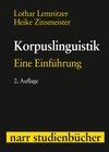 Buchcover Korpuslinguistik