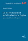 Buchcover On the Productivity of Verbal Prefixation in English