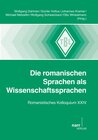 Buchcover Die romanischen Sprachen als Wissenschaftssprachen