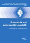 Buchcover Romanistik und Angewandte Linguistik