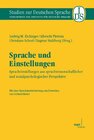 Buchcover Sprache und Einstellungen