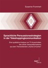 Buchcover Sprachliche Persuasionsstrategien in der Teleshoppingkommunikation