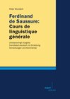 Buchcover Ferdinand de Saussure: Cours de linguistique générale