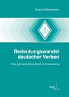 Buchcover Bedeutungswandel deutscher Verben