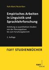 Buchcover Empirisches Arbeiten in Linguistik und Sprachlehrforschung