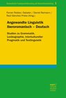 Buchcover Angewandte Linguistik Iberoromanisch - Deutsch