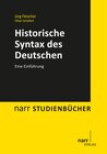 Buchcover Historische Syntax des Deutschen