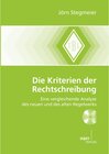 Buchcover Die Kriterien der Rechtschreibung / Tübinger Beiträge zur Linguistik (TBL) Bd.523