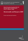 Buchcover Grammatik und Korpora 2009 Grammar and Corpora 2009