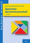 Buchcover Spanische Sprachwissenschaft