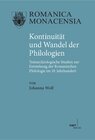 Buchcover Kontinuität und Wandel der Philologien