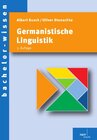 Buchcover Germanistische Linguistik