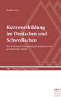 Buchcover Kurzwortbildung im Deutschen und Schwedischen