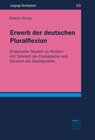 Buchcover Erwerb der deutschen Pluralflexion