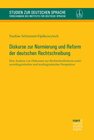 Buchcover Diskurse zur Normierung und Reform der deutschen Rechtschreibung