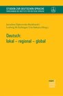 Buchcover Deutsch: lokal – regional – global