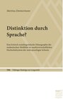 Distinktion durch Sprache? width=