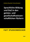 Buchcover Sprachliche Bildung und Deutsch als Zweitsprache in den geistes- und gesellschaftswissenschaftlichen Fächern
