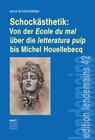 Buchcover Schockästhetik: Von der Ecole du mal über die letteratura pulp bis Michel Houellebecq
