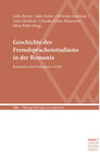 Buchcover Geschichte des Fremdsprachenstudiums in der Romania