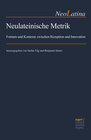 Buchcover Neulateinische Metrik