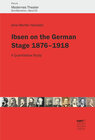 Buchcover Ibsen on the German Stage 1876–1918
